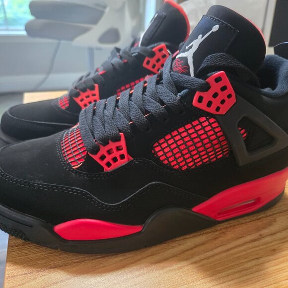 Air Jordan Red Thunder Retro 4 BRAND NEW - SZ 8 Mens - Picture 7 of 10